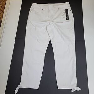 Tribal Jeans Women's Size 14 Ankle Jeggings, White Stretch Denim, High Rise